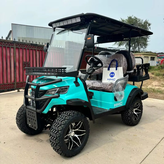 2024 New Lifted 72V Lithium Electric Golf Carts Street Legal Multi-Function CE Approved 4/6 Seater Hunting Golf Carts